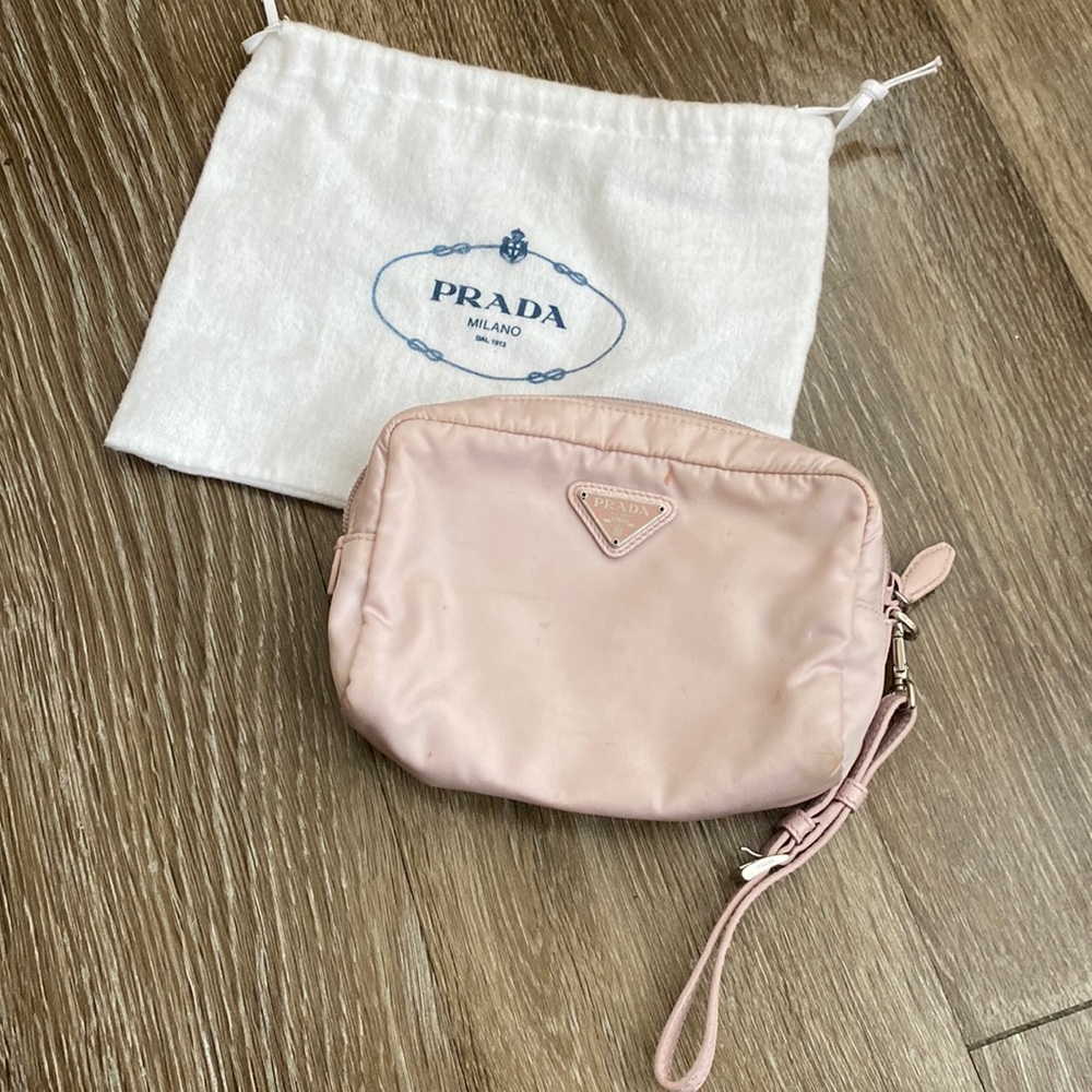 Prada nylon makeup bag